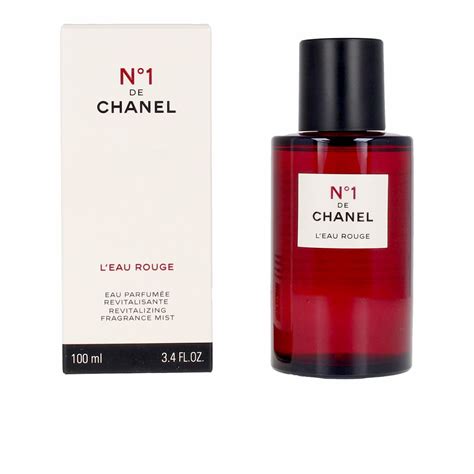 chanel l'eau rouge revitalizing perfume.